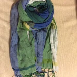 Blue & Green scarf